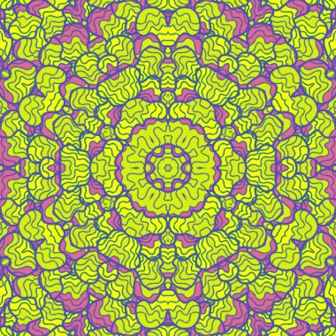 El çizimi soyut Mandala, taş tasarımı, arkaplan, baskı, sanat