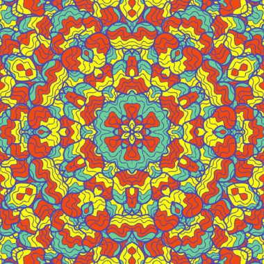 El çizimi soyut Mandala, taş tasarımı, arkaplan, baskı, sanat