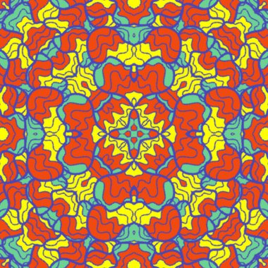 El çizimi soyut Mandala, taş tasarımı, arkaplan, baskı, sanat