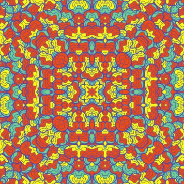 El çizimi soyut Mandala, taş tasarımı, arkaplan, baskı, sanat