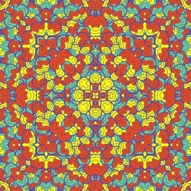 El çizimi soyut Mandala, taş tasarımı, arkaplan, baskı, sanat