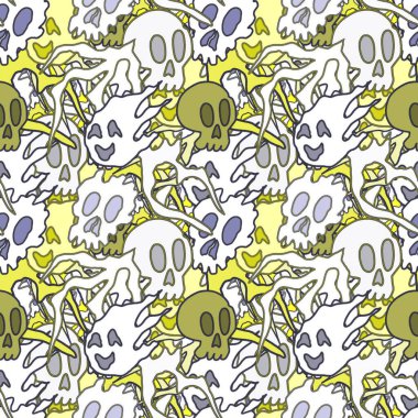 El çizimi kafatası arka plan sanatı, hip-hop tasarımı, kaykay tasarımı, şehir tarzı, tişört tasarımı, desen tasarımı, baskı, sanat.