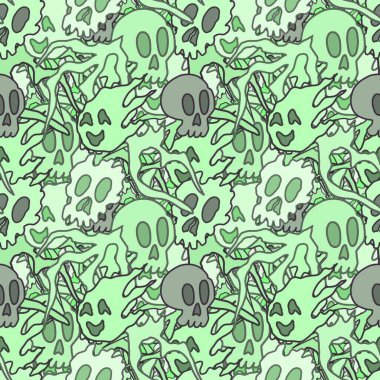 El çizimi kafatası arka plan sanatı, hip-hop tasarımı, kaykay tasarımı, şehir tarzı, tişört tasarımı, desen tasarımı, baskı, sanat.