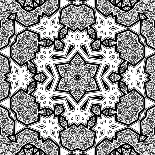 El çizimi Mandala, siyah beyaz sanat, yetişkin boyama sayfası, ayrıntılı çizim, taslak karalama, baskı, sanat.