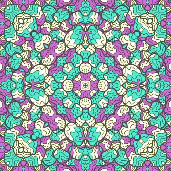 El çizimi soyut Mandala, taş tasarımı, arkaplan, baskı, sanat