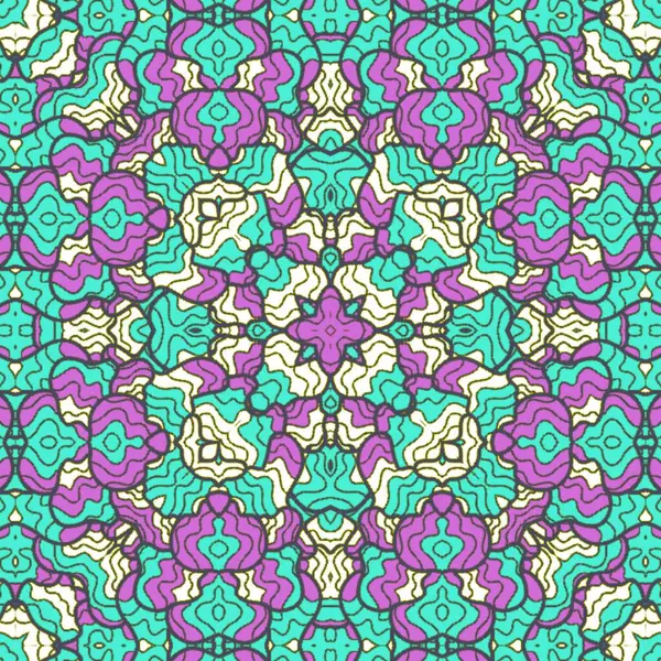 El çizimi soyut Mandala, taş tasarımı, arkaplan, baskı, sanat