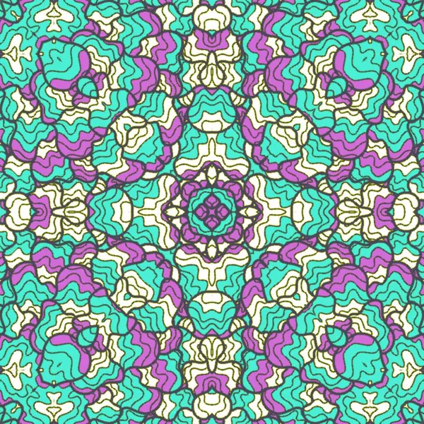 El çizimi soyut Mandala, taş tasarımı, arkaplan, baskı, sanat