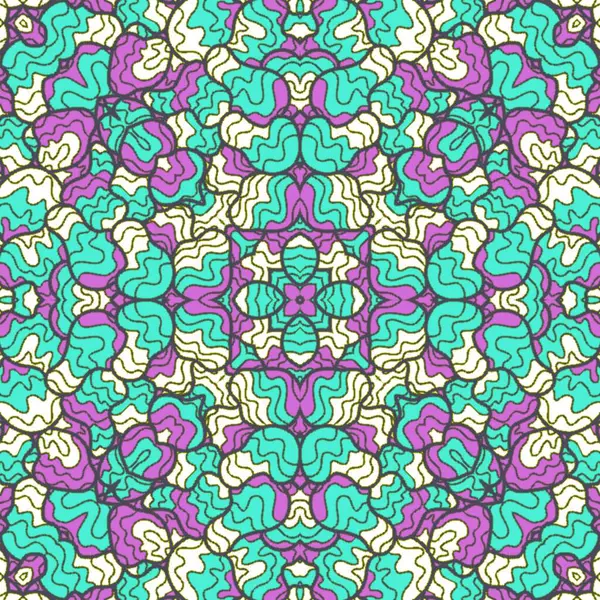 El çizimi soyut Mandala, taş tasarımı, arkaplan, baskı, sanat