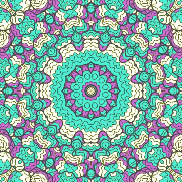 El çizimi soyut Mandala, taş tasarımı, arkaplan, baskı, sanat