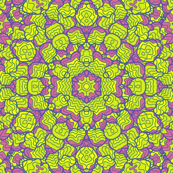 El çizimi soyut Mandala, taş tasarımı, arkaplan, baskı, sanat