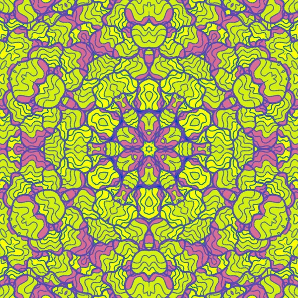 El çizimi soyut Mandala, taş tasarımı, arkaplan, baskı, sanat