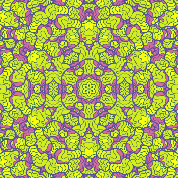 El çizimi soyut Mandala, taş tasarımı, arkaplan, baskı, sanat