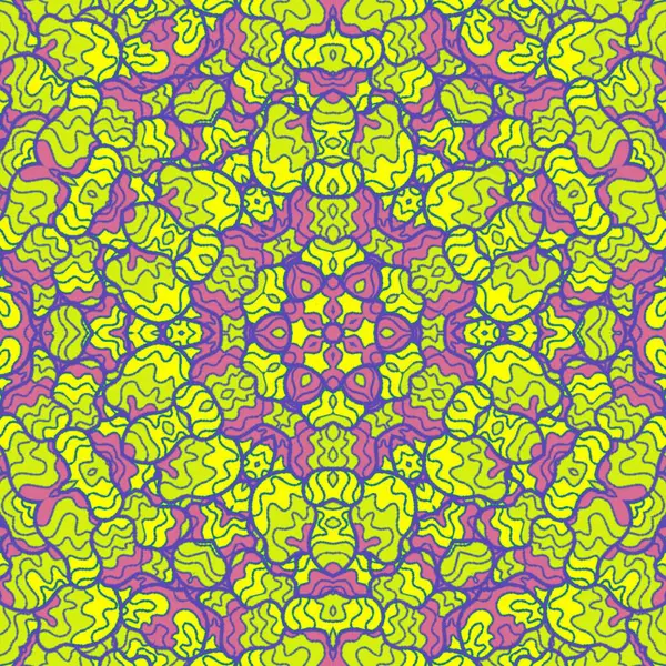 El çizimi soyut Mandala, taş tasarımı, arkaplan, baskı, sanat