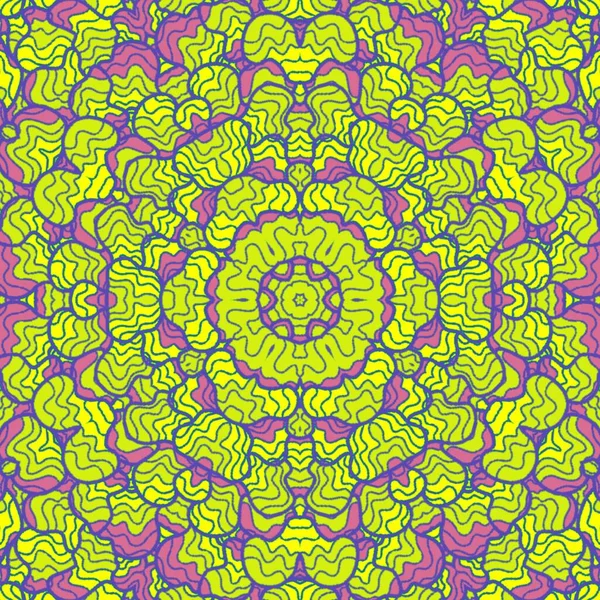 El çizimi soyut Mandala, taş tasarımı, arkaplan, baskı, sanat