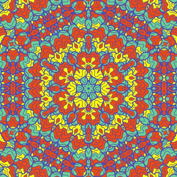 El çizimi soyut Mandala, taş tasarımı, arkaplan, baskı, sanat