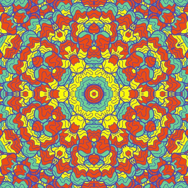 El çizimi soyut Mandala, taş tasarımı, arkaplan, baskı, sanat