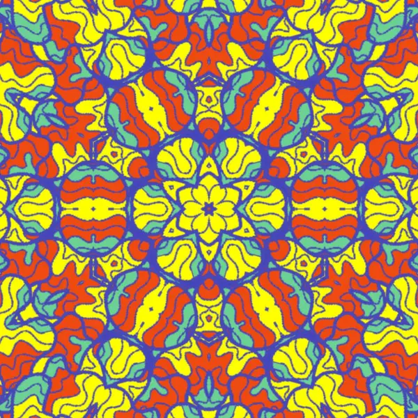 El çizimi soyut Mandala, taş tasarımı, arkaplan, baskı, sanat