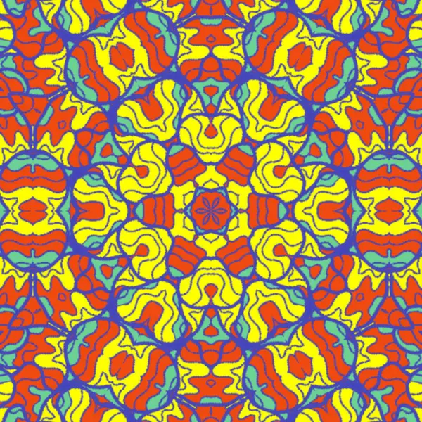 El çizimi soyut Mandala, taş tasarımı, arkaplan, baskı, sanat