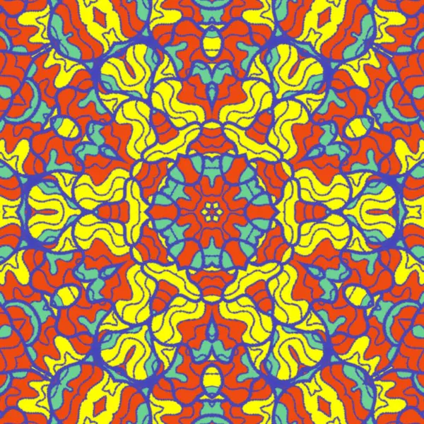 El çizimi soyut Mandala, taş tasarımı, arkaplan, baskı, sanat