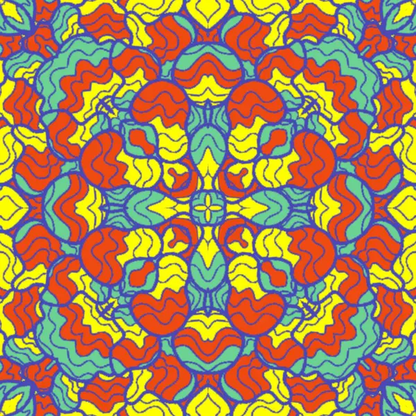 El çizimi soyut Mandala, taş tasarımı, arkaplan, baskı, sanat