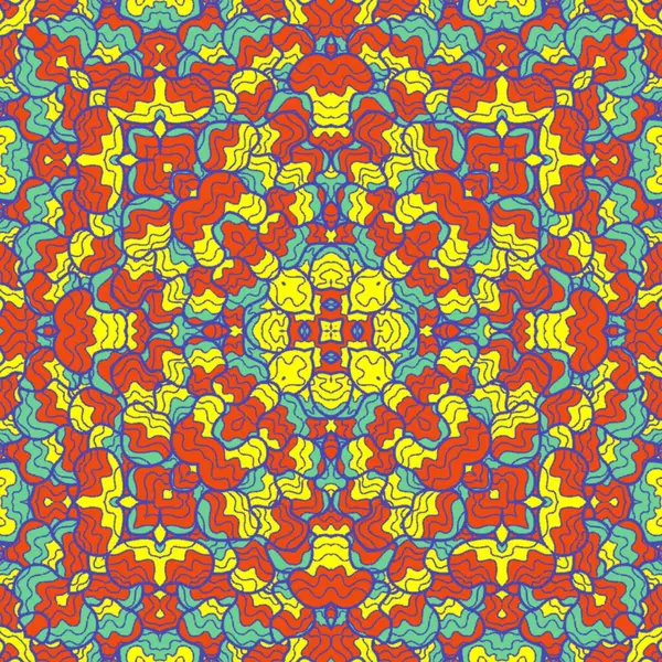 El çizimi soyut Mandala, taş tasarımı, arkaplan, baskı, sanat