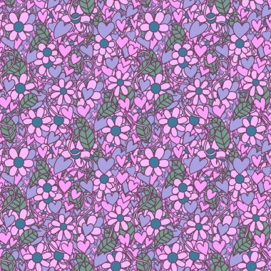 El çizimi ayçiçeği arka plan tasarımı, ev, moda ve mutfak kumaşı tasarımı.