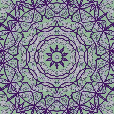 Soyut İslami mandala sanatı, Arapça, lüks, zarif, ambalaj veya davetiye kartı.