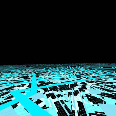 Yapay zeka geçmişi, çevrimiçi eğitim kavramı, bilimle ilgili, eğitim sanatı, siyah altyapı.