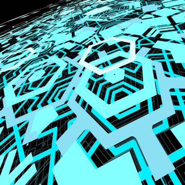 Yapay zeka geçmişi, çevrimiçi eğitim kavramı, bilimle ilgili, eğitim sanatı, siyah altyapı.