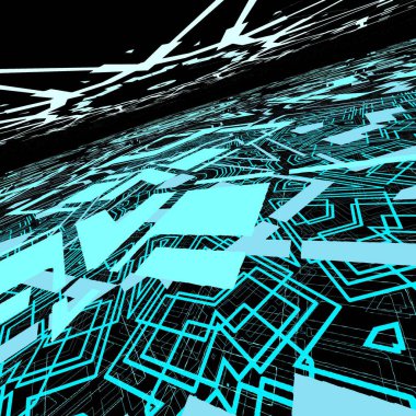 Yapay zeka geçmişi, çevrimiçi eğitim kavramı, bilimle ilgili, eğitim sanatı, siyah altyapı.