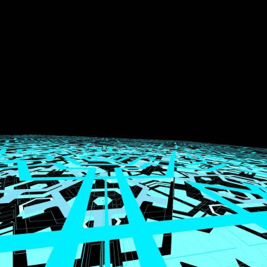 Yapay zeka geçmişi, çevrimiçi eğitim kavramı, bilimle ilgili, eğitim sanatı, siyah altyapı.