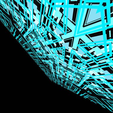 Yapay zeka geçmişi, çevrimiçi eğitim kavramı, bilimle ilgili, eğitim sanatı, siyah altyapı.