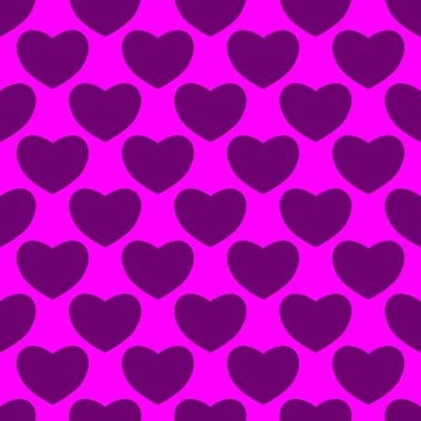 Sevgililer Günü için kusursuz kalp deseni ya da Anneler Günü kutlamaları, arka plan tasarımı, karalamalar, baskı, sanat.