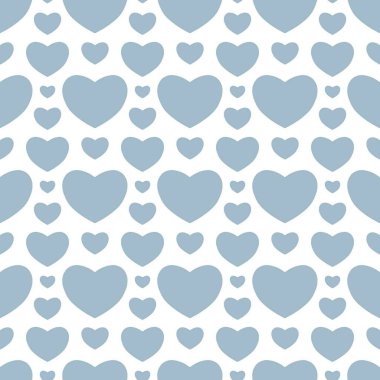 Sevgililer Günü için kusursuz kalp deseni ya da Anneler Günü kutlamaları, arka plan tasarımı, karalamalar, baskı, sanat.