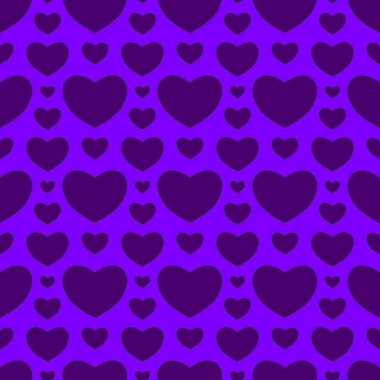 Sevgililer Günü için kusursuz kalp deseni ya da Anneler Günü kutlamaları, arka plan tasarımı, karalamalar, baskı, sanat.