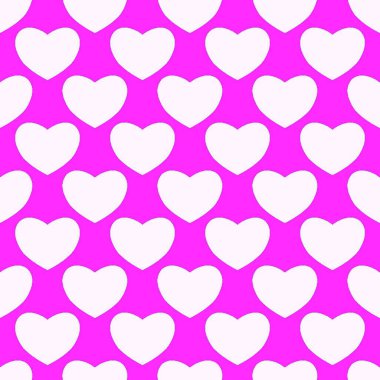 Sevgililer Günü için kusursuz kalp deseni ya da Anneler Günü kutlamaları, arka plan tasarımı, karalamalar, baskı, sanat.