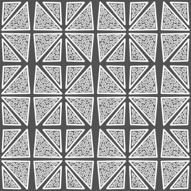 El çizimi üçgensiz desen, tekrarlanan desen, arka plan tasarımı, t-shirt tasarımı, çizim, duvar kağıdı, baskı, sanat.