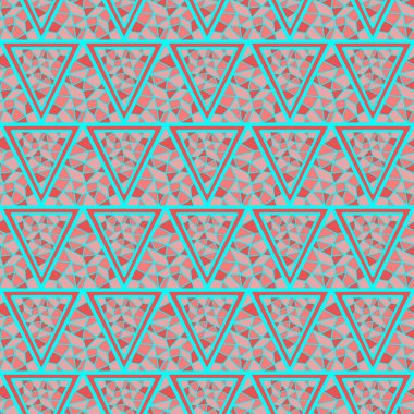 El çizimi üçgensiz desen, tekrarlanan desen, arka plan tasarımı, t-shirt tasarımı, çizim, duvar kağıdı, baskı, sanat.