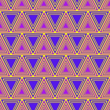 El çizimi üçgensiz desen, tekrarlanan desen, arka plan tasarımı, t-shirt tasarımı, çizim, duvar kağıdı, baskı, sanat.