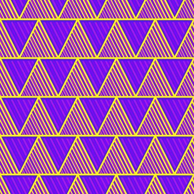 El çizimi üçgensiz desen, tekrarlanan desen, arka plan tasarımı, t-shirt tasarımı, çizim, duvar kağıdı, baskı, sanat.