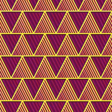 El çizimi üçgensiz desen, tekrarlanan desen, arka plan tasarımı, t-shirt tasarımı, çizim, duvar kağıdı, baskı, sanat.