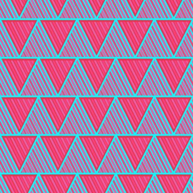 El çizimi üçgensiz desen, tekrarlanan desen, arka plan tasarımı, t-shirt tasarımı, çizim, duvar kağıdı, baskı, sanat.