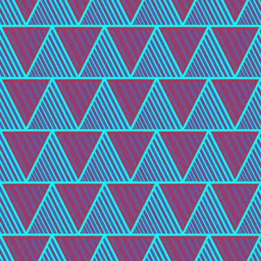 El çizimi üçgensiz desen, tekrarlanan desen, arka plan tasarımı, t-shirt tasarımı, çizim, duvar kağıdı, baskı, sanat.