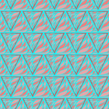 El çizimi üçgensiz desen, tekrarlanan desen, arka plan tasarımı, t-shirt tasarımı, çizim, duvar kağıdı, baskı, sanat.