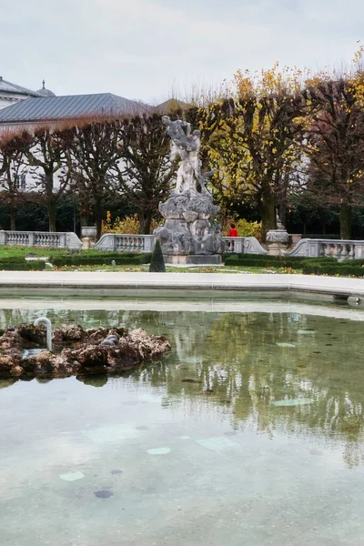 Salzburg Avusturya Kasım 2019 Mirabell Sarayı Salzburg Daki Bahçeler Deki — Stok fotoğraf
