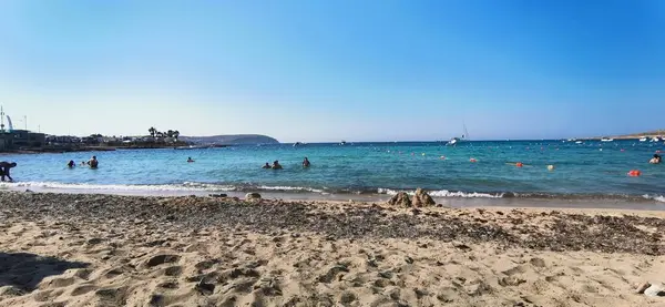 Malta şehrinin manzarası