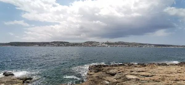 Malta şehrinin manzarası