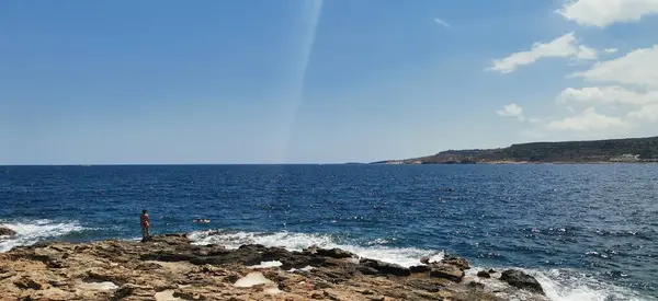 Malta şehrinin manzarası