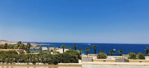 Malta şehrinin manzarası