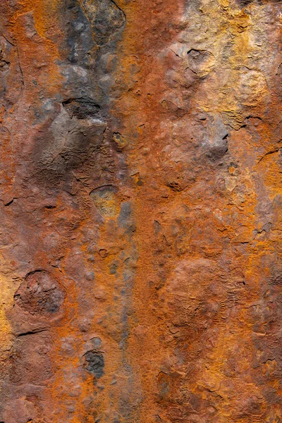 Metallic Orange Rust Texture Grunge Abstract Background — Stockfoto